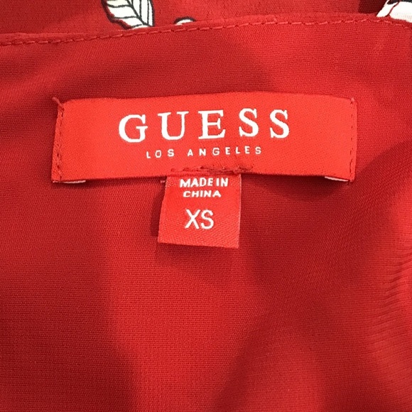 Guess Floral Split Leg Jumpsuit Size XS NEW - Picture 5 of 6